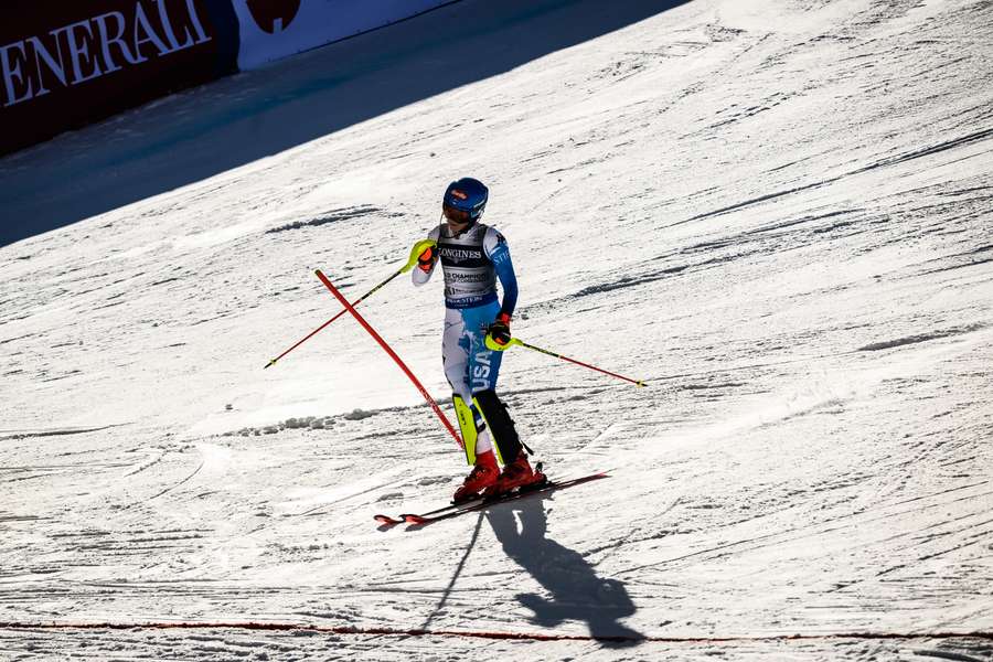 There was a sense of disbelief among onlookers at the French resort of Meribel in Monday's opening event as Shiffrin missed a gate