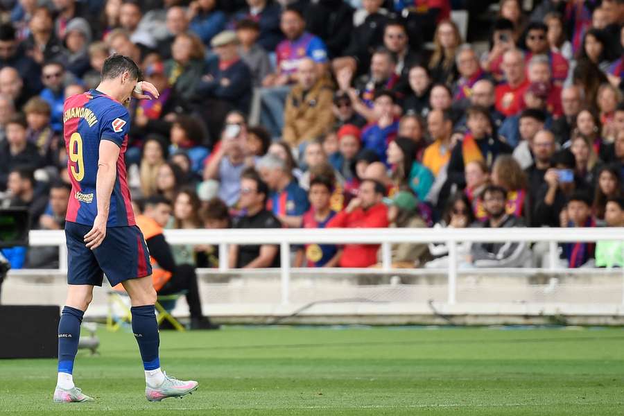 Confermato l'infortunio muscolare di Lewandowski