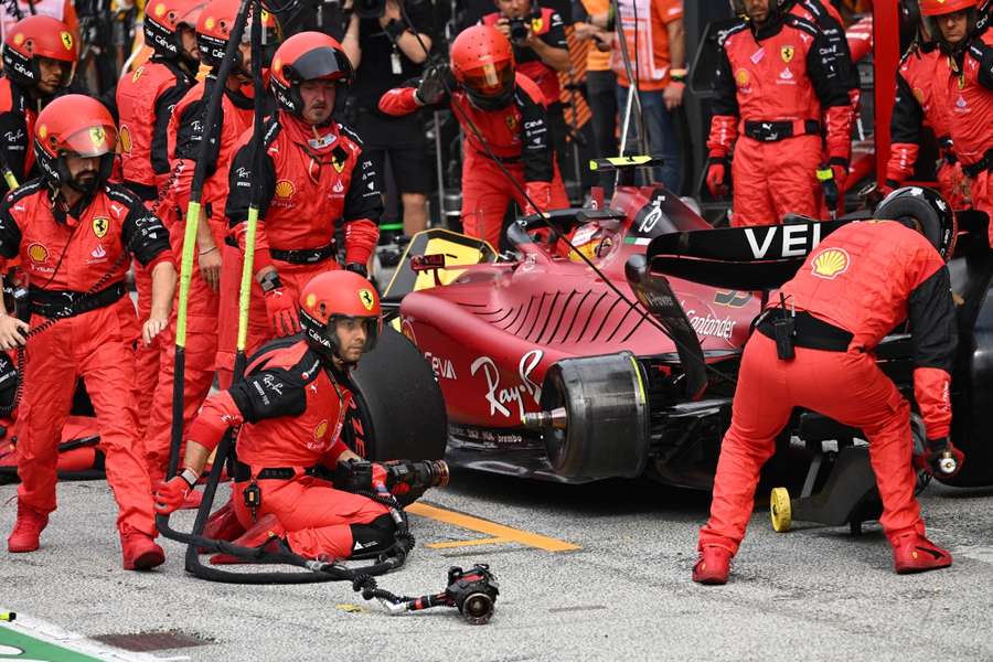 Ferrari's pitstop strategy was heavily criticized