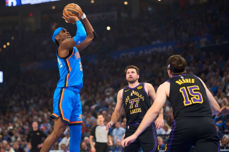 SGA face aux Lakers.