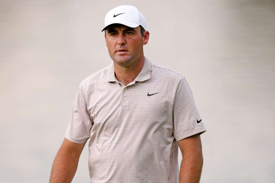 Scottie Scheffler has a share of the first-round lead in the US PGA Tour Travelers Championship in Connecticut