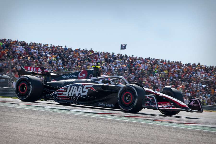 Nico Hulkenberg in action during the 2023 United States Grand Prix 