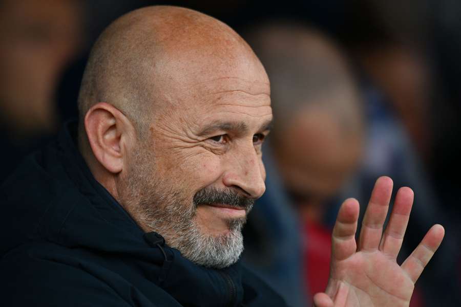 Vincenzo Italiano, the head coach of Bologna, during the Serie A match between Bologna and Cagliari