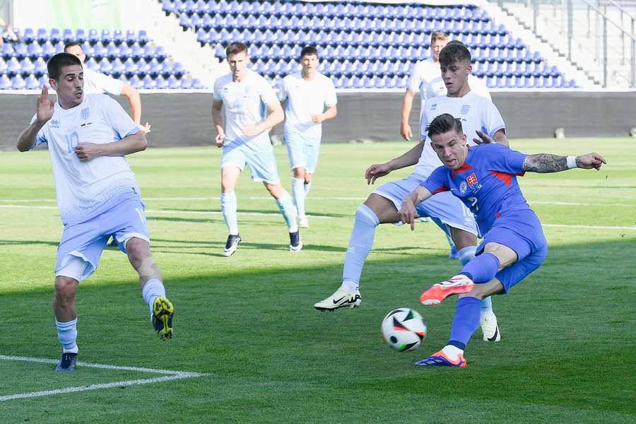 Tomas Suslov maakte de 2-0 in het oefenduel met San Marino