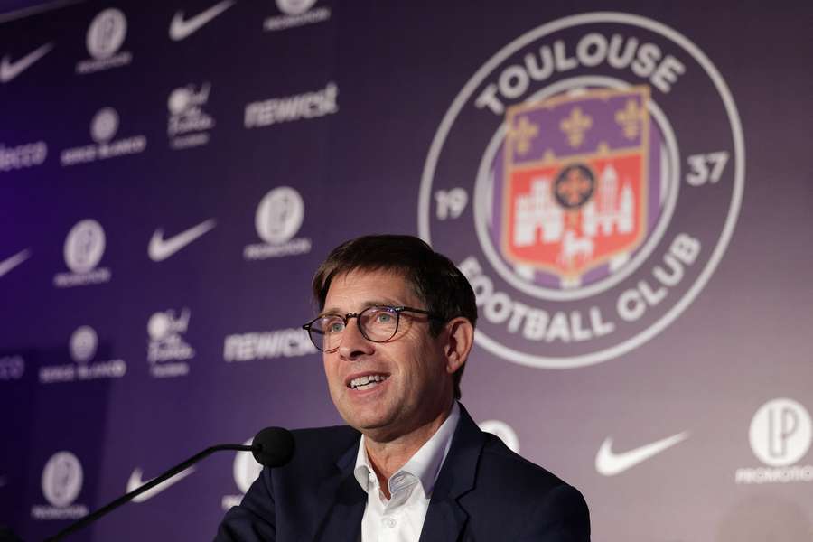 Olivier Cloarec face à la presse ce mardi.