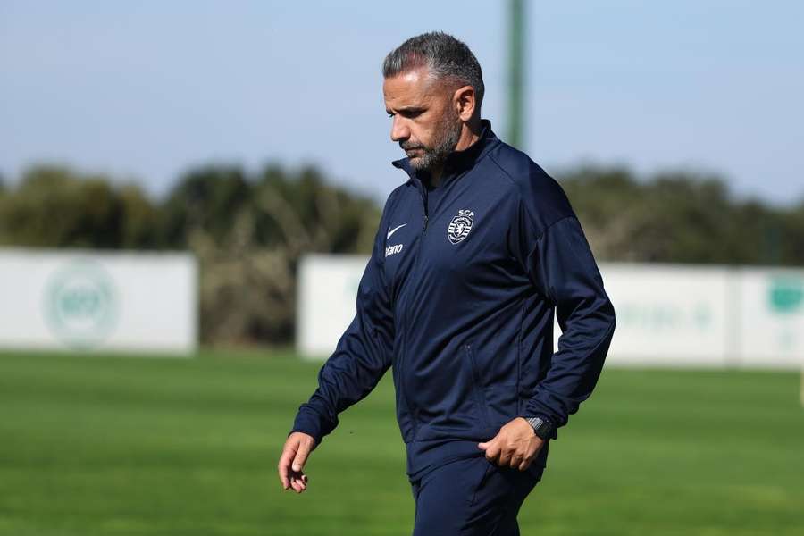 Rui Borges, treinador do Sporting Rui Borges, treinador do Sporting