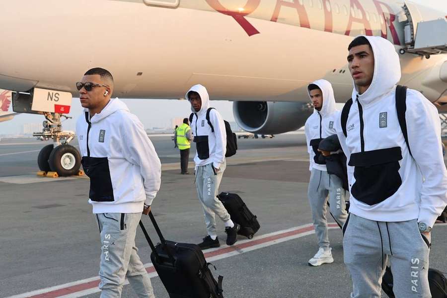 Le PSG est bien arrivé à Doha
