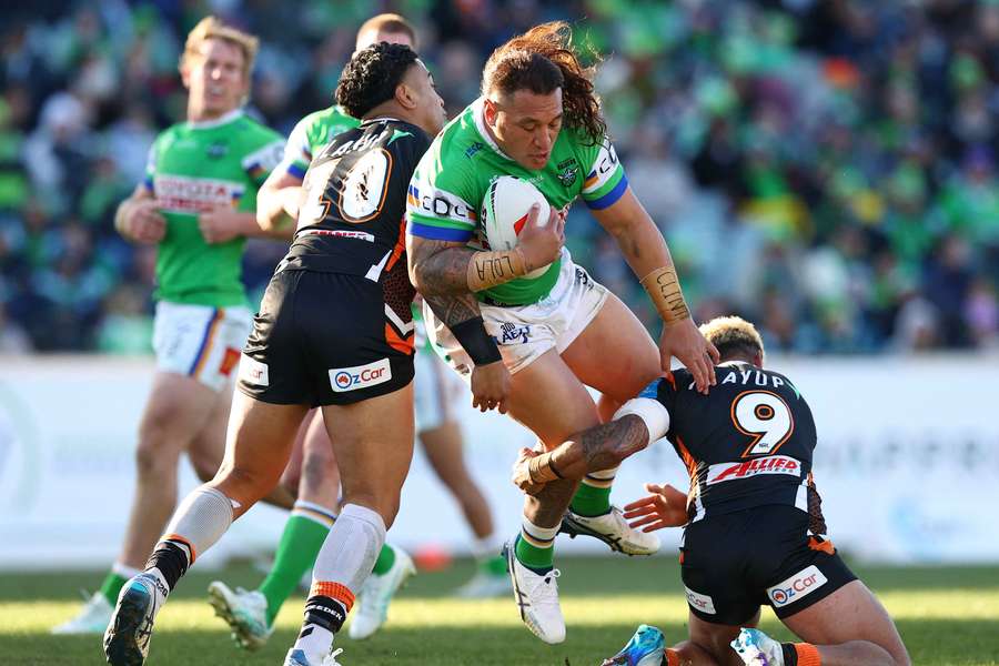 Canberra Raiders legend Josh Papali'i survived an injury scare and signed a one-year contract extension this week.