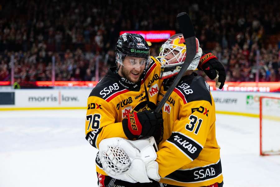 Anton Levtchi and Matteus Ward were two of Lulea's heroes in the win