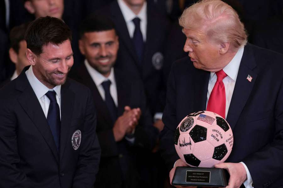 Donald Trump homenageou o time de Messi 
