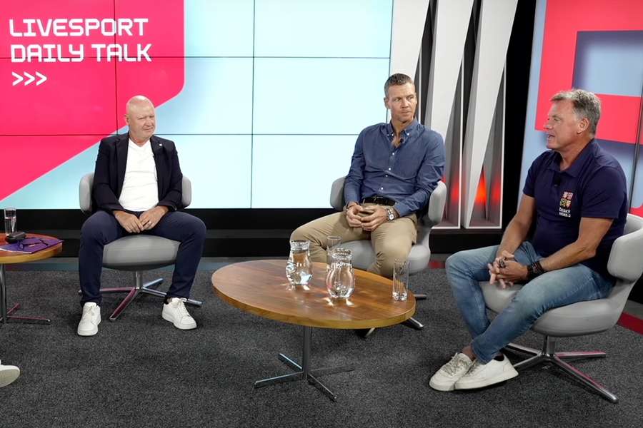 Hašek, Berdych a Rulík během debaty v Livesport Daily Talk.