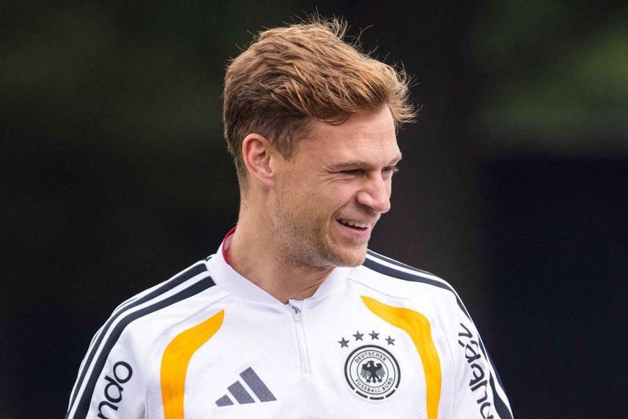 Joshua Kimmich hat auf einer launigen Pressekonferenz von der Stimmung im DFB-Team berichtet. Joshua Kimmich hat auf einer launigen Pressekonferenz von der Stimmung im DFB-Team berichtet.
