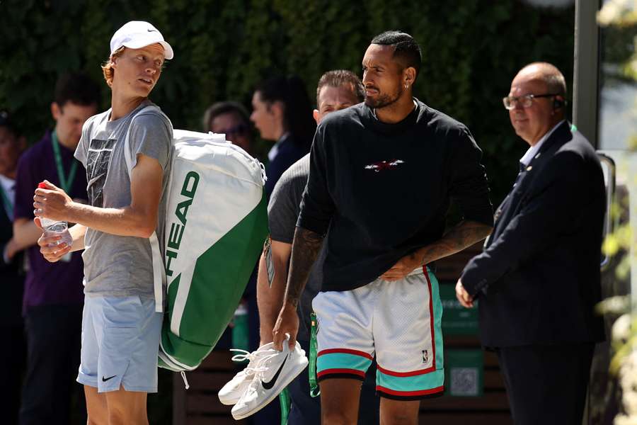 Nick Kyrgios e Jannik Sinner 