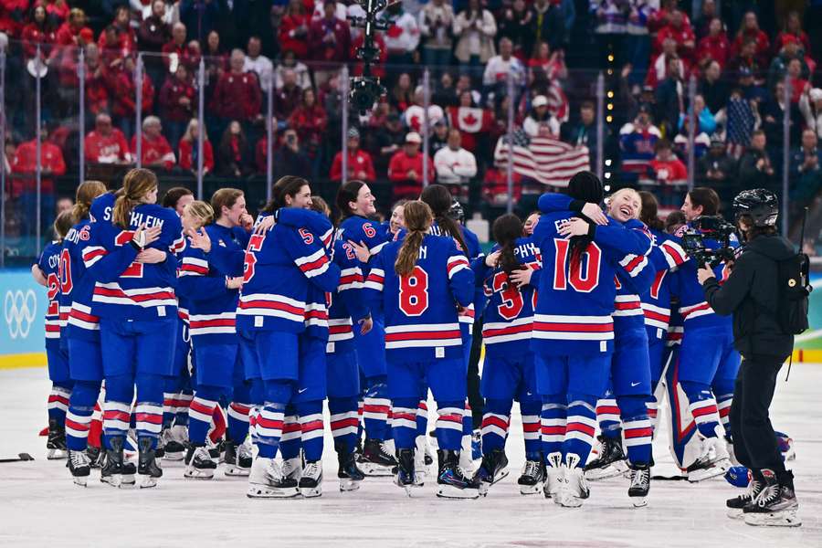 Radosť ženského výberu USA.