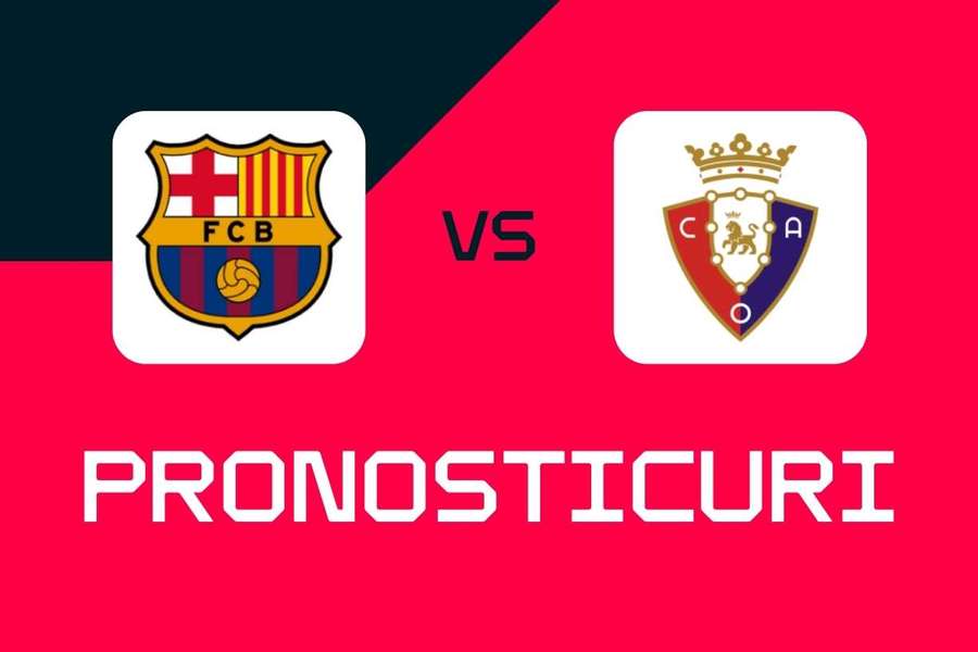 Barcelona - Osasuna: Pronosticuri, cele mai bune pariuri și cote (La Liga) Barcelona - Osasuna: Pronosticuri, cele mai bune pariuri și cote (La Liga)