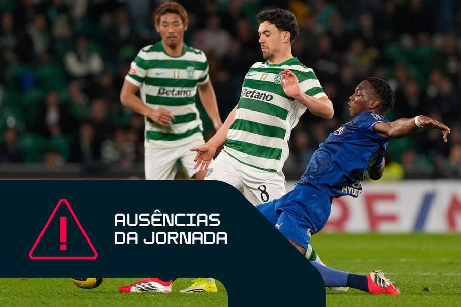 Pedro Gonçalves viu amarelo com o Famalicão e falha o Moreirense-Sporting