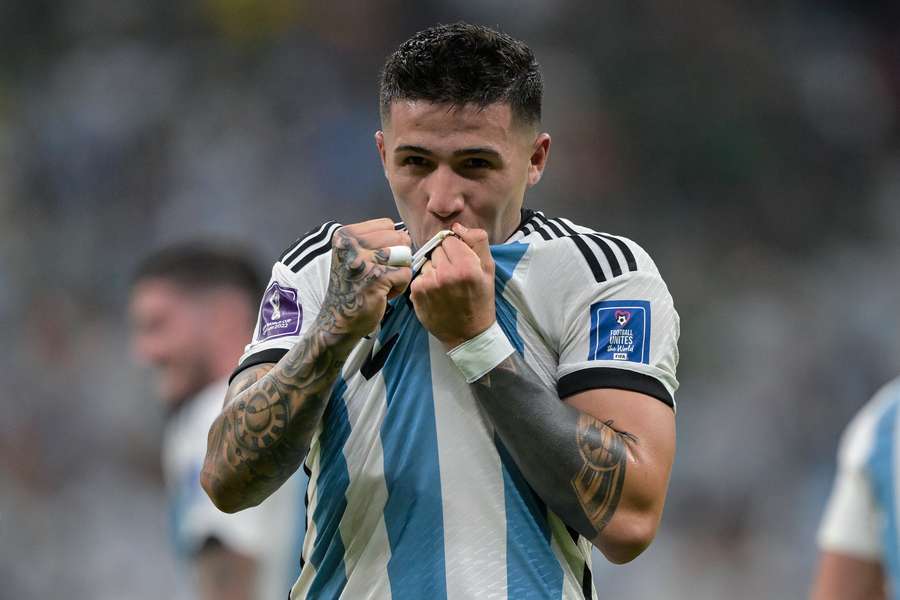 Enzo tem sido um dos destaques da Argentina no Mundial-2022