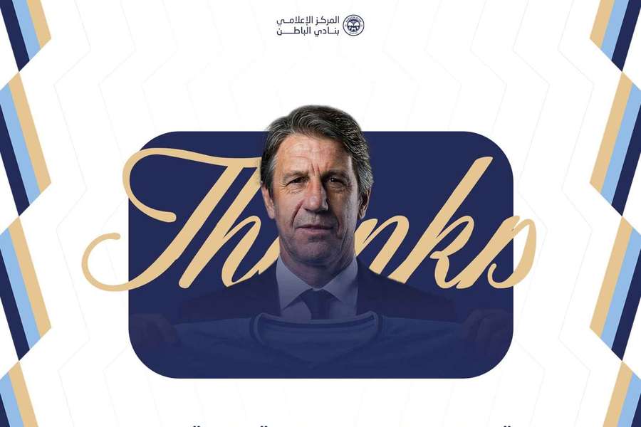 Paulo Alves de saída do Al-Batin