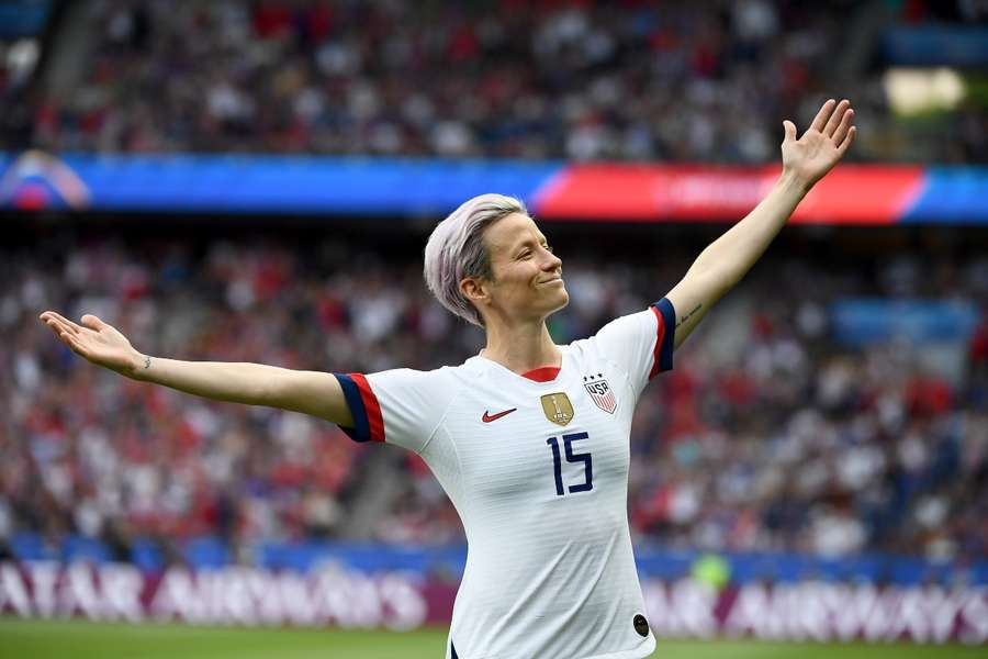 Megan Rapinoe is one of the faces of women's football