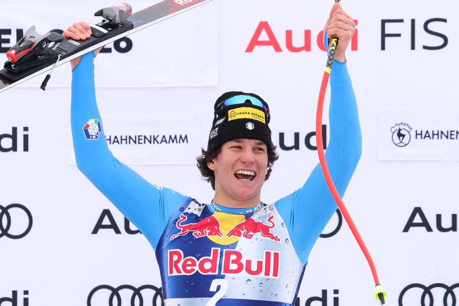 Franzoni celebrates win