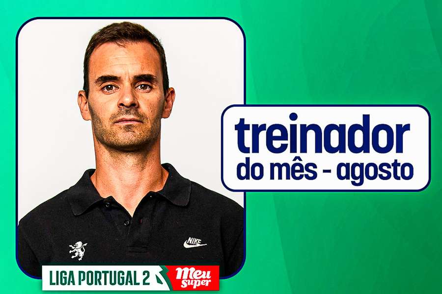 João Gião eleito melhor treinador do mês de agosto na Liga 2