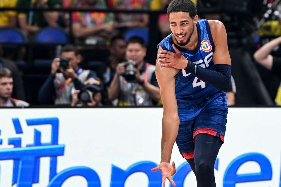 Tyrese Haliburton lors du match contre la Grèce.