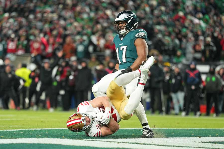 Los Eagles cayeron con los 49ers