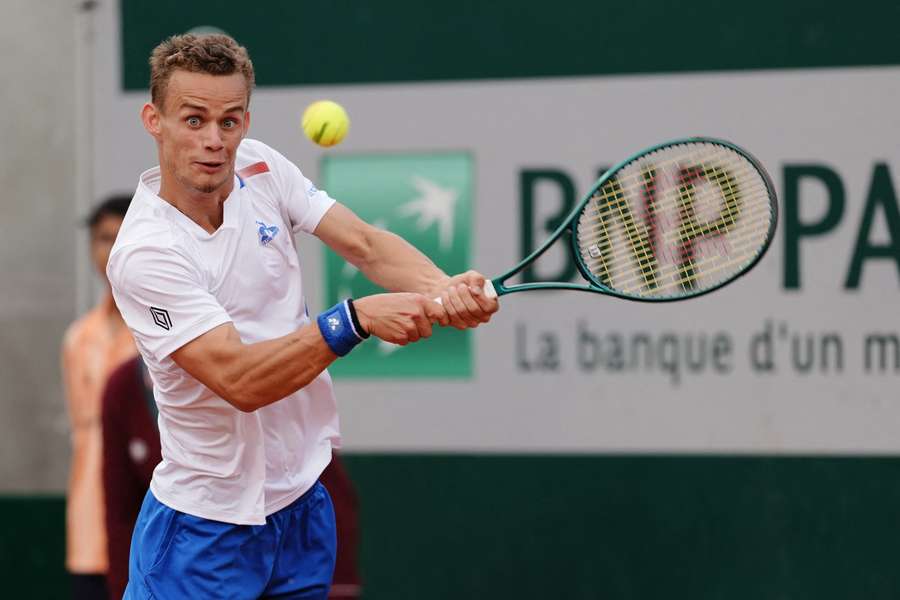 Luca van Assche à Roland-Garros.