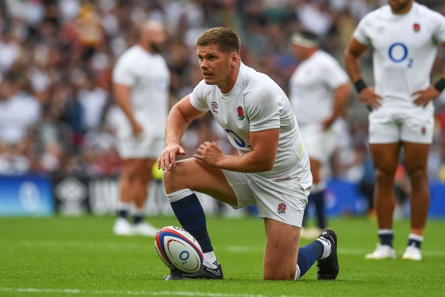 Farrell in action against Wales