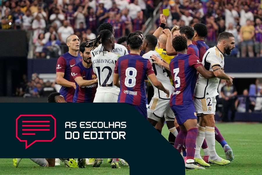 Barcelona-Real Madrid concentra atenções este fim de semana