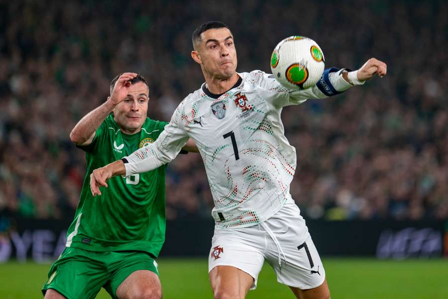 Ronaldo got his first international red card for Portugal