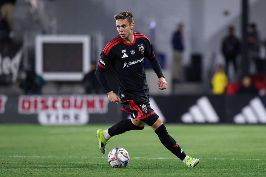 Louis Munteanu în tricoul lui DC United Louis Munteanu în tricoul lui DC United