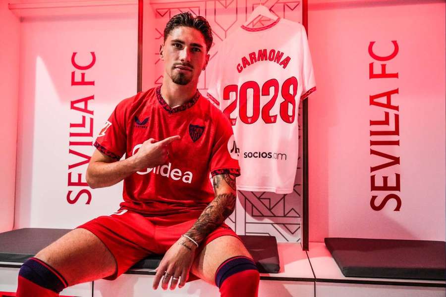 Carmona, jugador del Sevilla