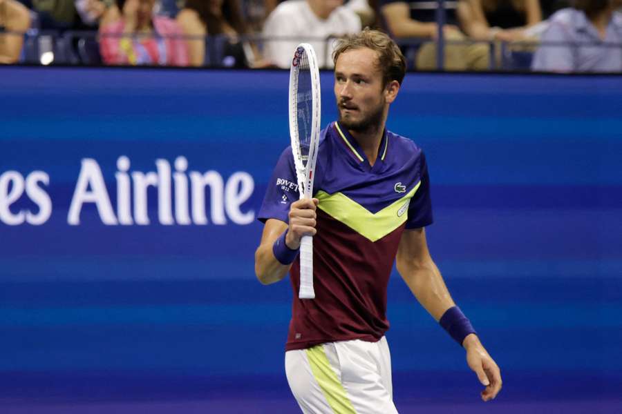 Nach seinem Sieg über Carlos Alcaraz trifft Daniil Medvedev im Finale der US Open nun auf Novak Djokovic