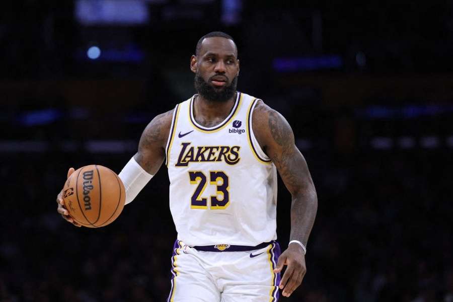 LeBron James avec les Lakers.