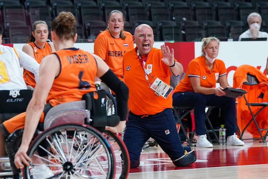 Gertjan van der Linden tijdens de Tokyo 2020 Paralympic Games