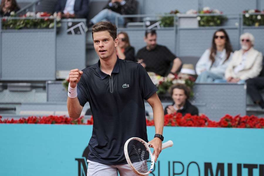 Alexander Blockx mischt die Tenniswelt in Madrid auf.
