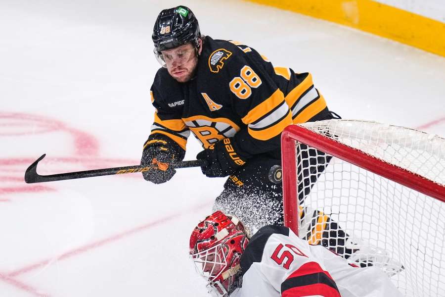 Pastrňák si 71 asistencemi vytvořil kariérní maximum.