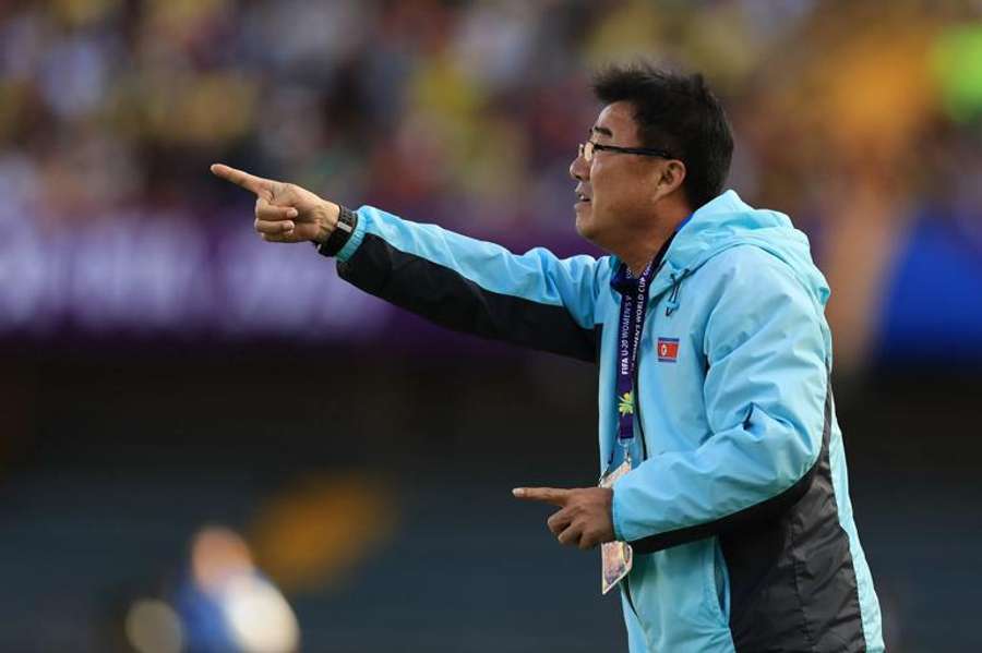 Korea DPR head coach Ri Song-ho