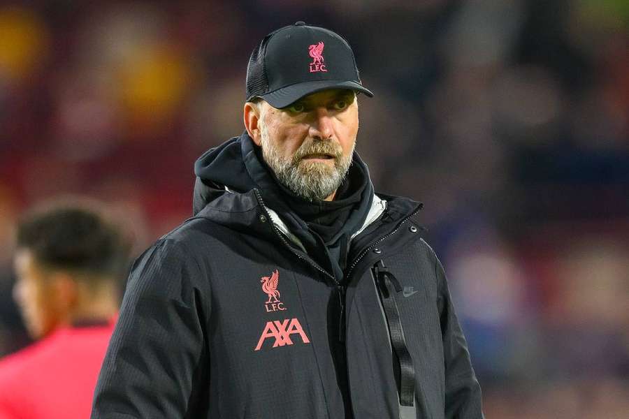 Jürgen Klopp lors du match face à Brentford.