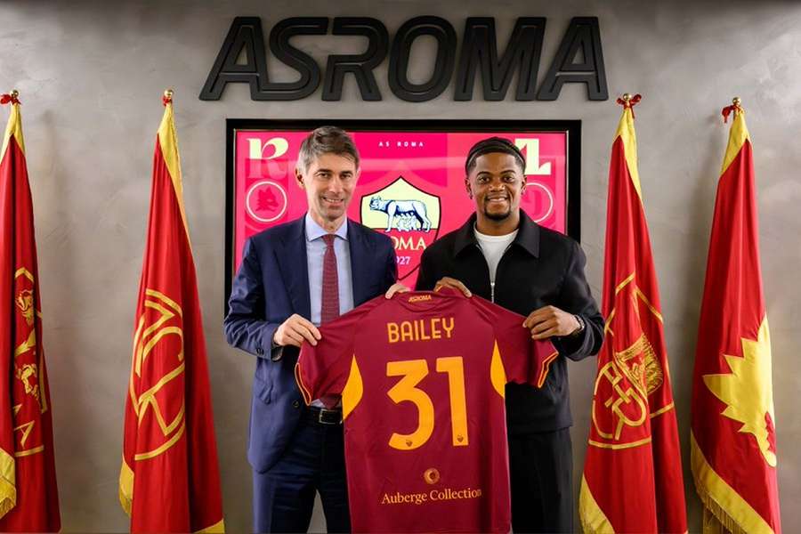 Bailey chegou a Roma no verão