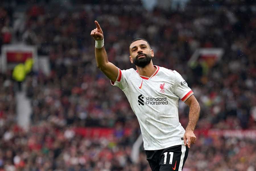 Salah was in fine form at Old Trafford