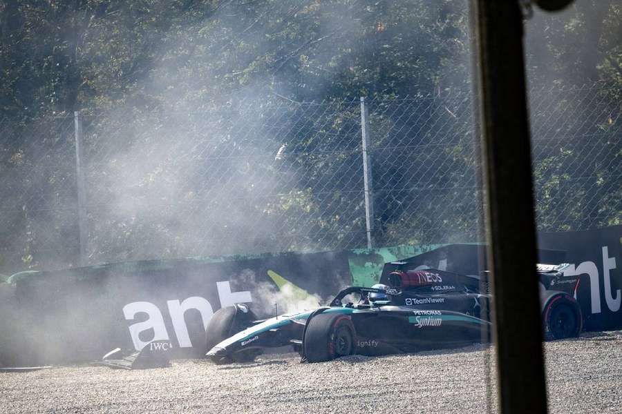 Kimi Antonelli a făcut accident după primele 10 minute ale sesiunii de antrenament din GP-ul Italiei