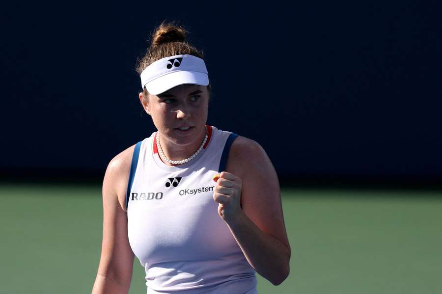Linda Nosková zvládla bitvu, na US Open postupuje. Linda Nosková zvládla bitvu, na US Open postupuje.