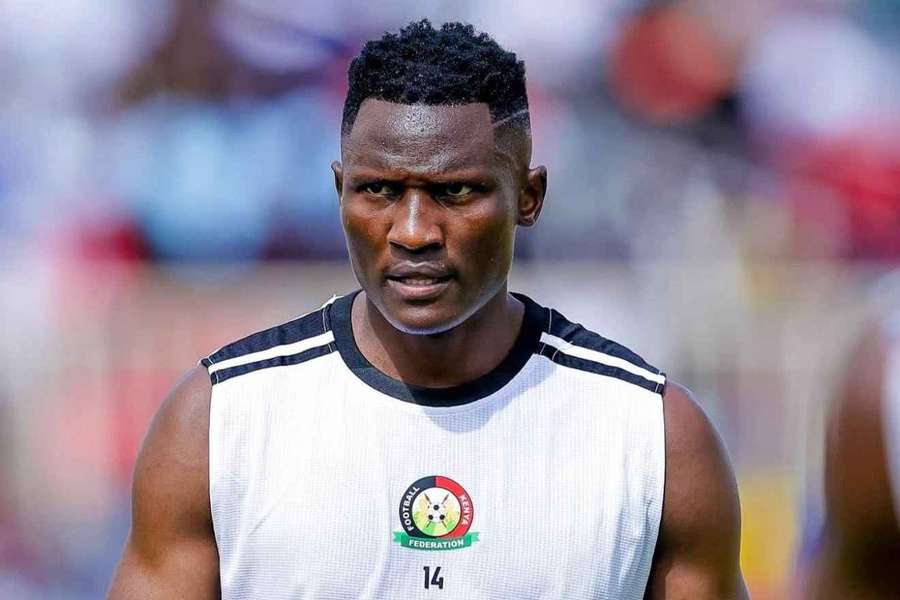 Kenya striker and captain Michael Olunga Kenya striker and captain Michael Olunga