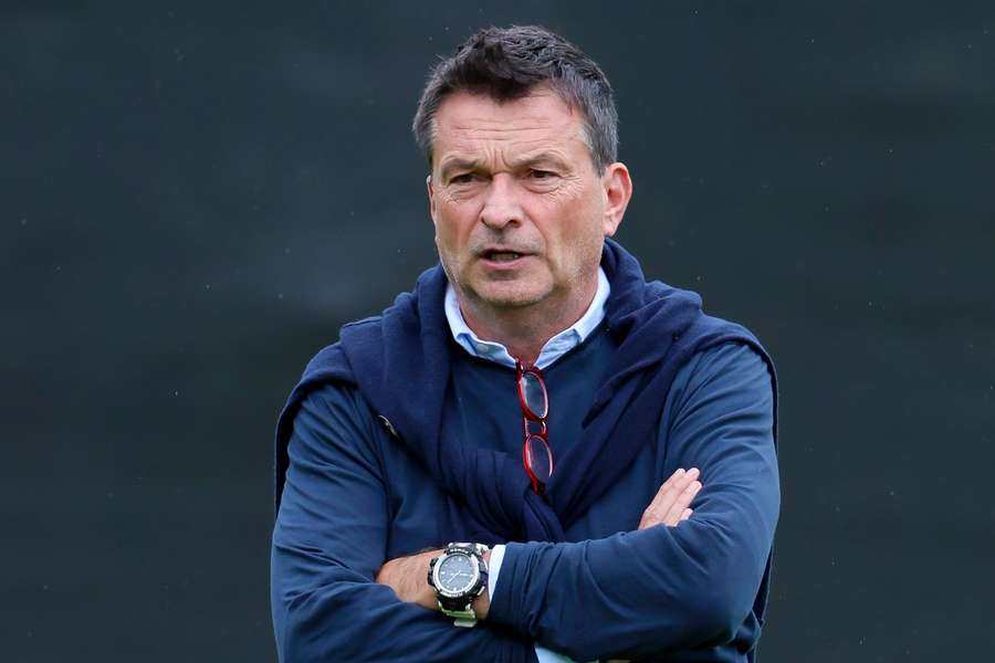 Christian Heidel in der Vorbereitung mit Mainz.