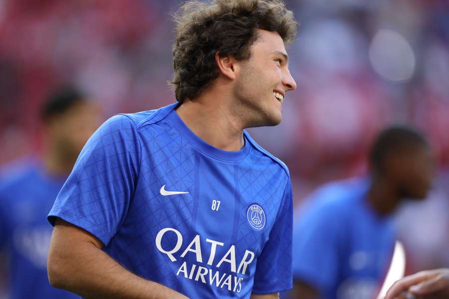 Záložní hvězdička PSG Joao Neves 