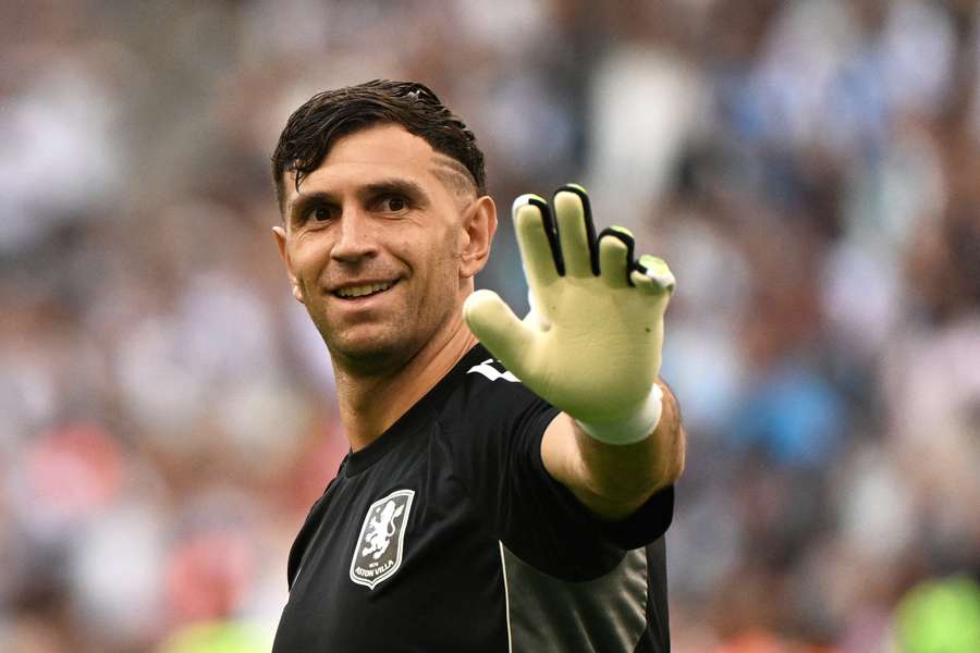 Emiliano Martinez dell'Aston Villa