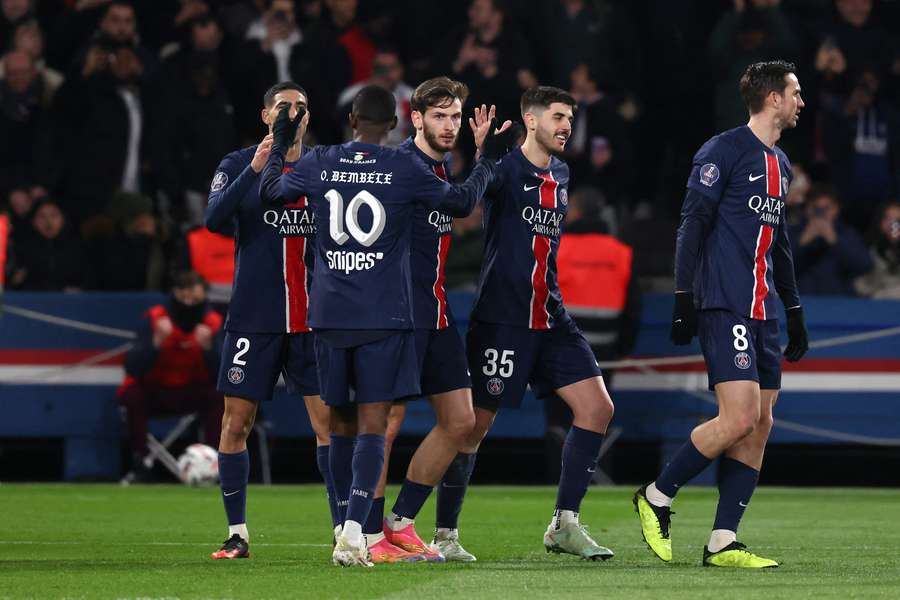 Les Parisiens lors du Classique.