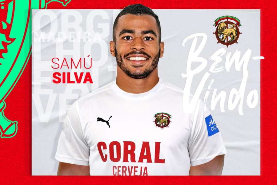 Samú Silva assinou por três épocas com o Marítimo